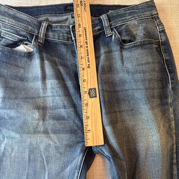 Judy Blue Jeans Womens 13/31 Blue High Rise Skinny Fit Stretch JB82190LT (31x29) - Picture 10 of 12